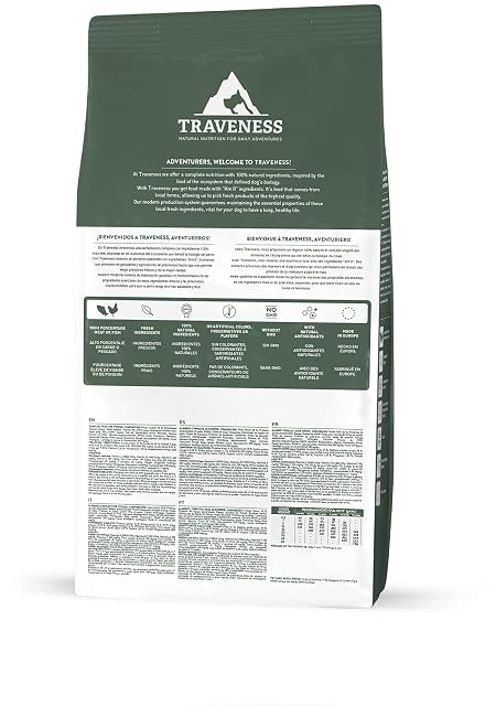 Foto 5 de 5 de TRAVENESS NATURAL NUTRITION FOR DAILY ADVENTURES - Pienso para Perros Hipoalergénico