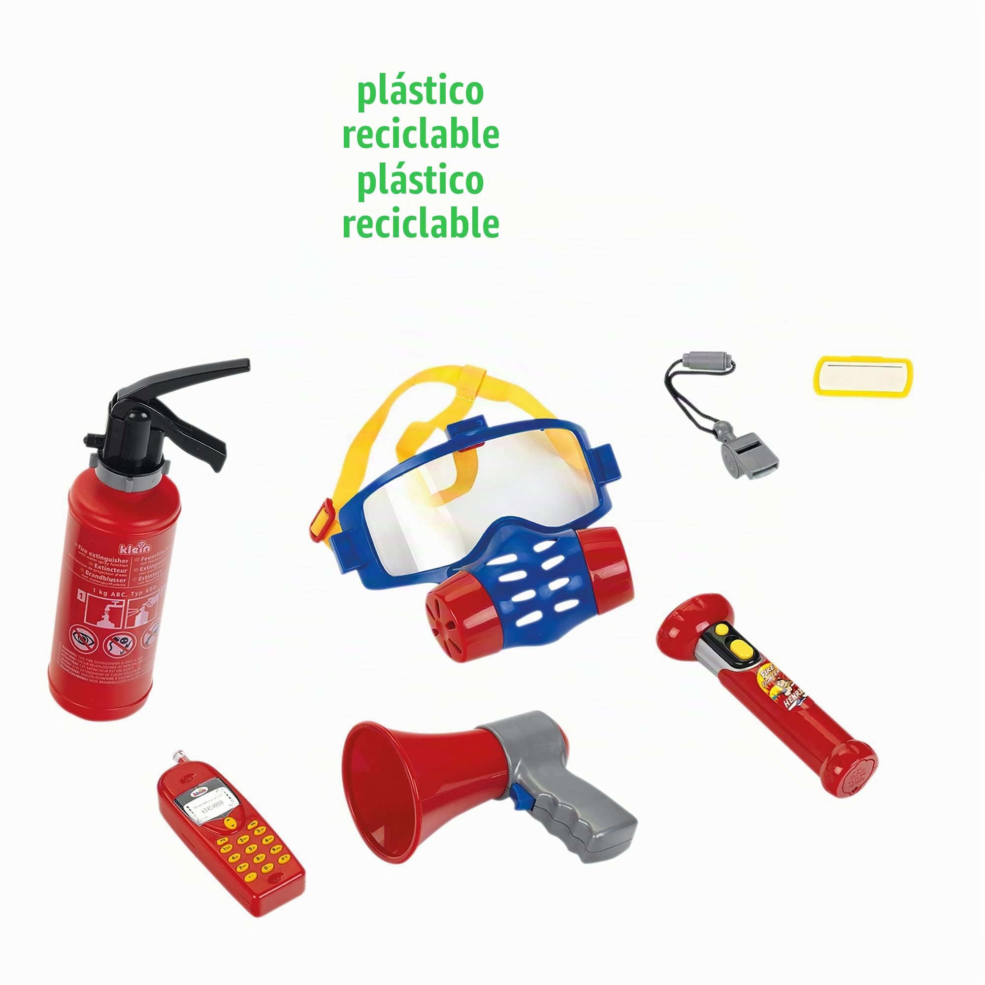 Theo Klein 8950 - Set De Bomberos Con 7 Piezas