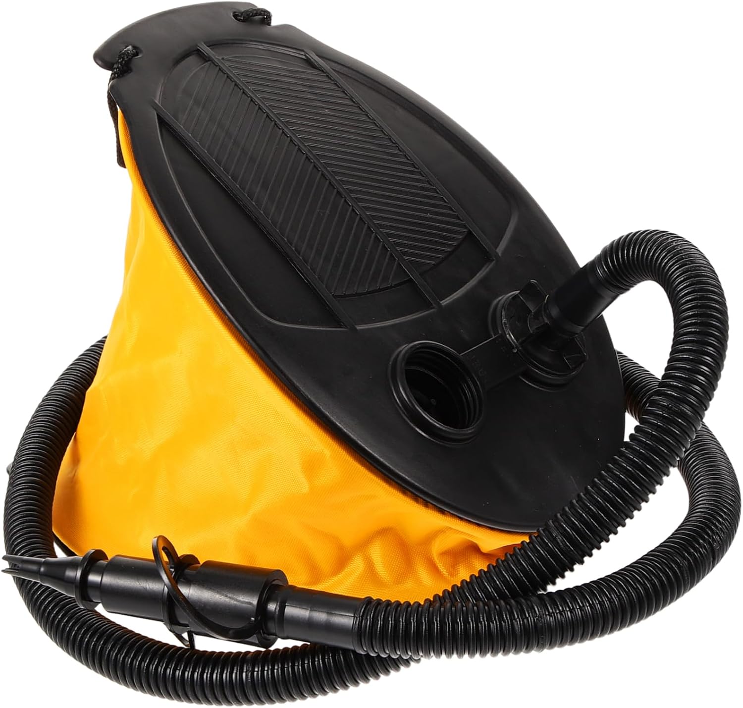 Ipetboom Portable Foot Pump Inflatable Pump for Inflatables with Multiple Nozzles Long Flexible Hose Capacity for Air Mattress Boat Balloons Pool Floats Compact and Lightweight for Easy