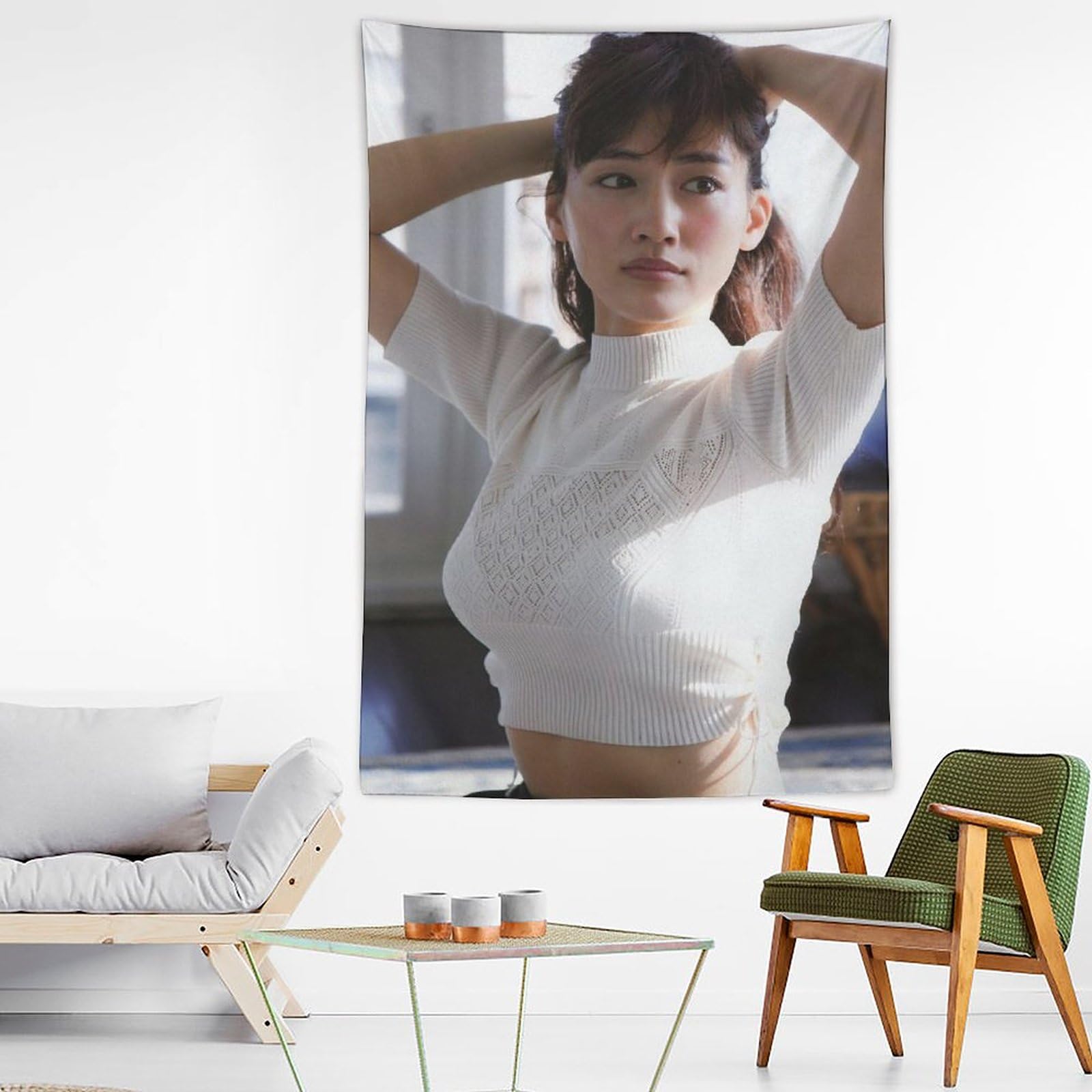 Amazon.co.jp: 綾瀬はるか(358) タペストリー ポスター 壁飾り 背景布