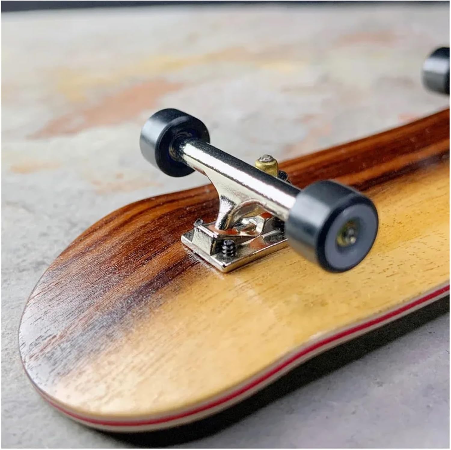 Fingerboard Trucks 1 Set of 34mm Fingerboard Brackets, Professionally Designed for Skateboards for Skateboard Wooden Deck Parts(Silver)