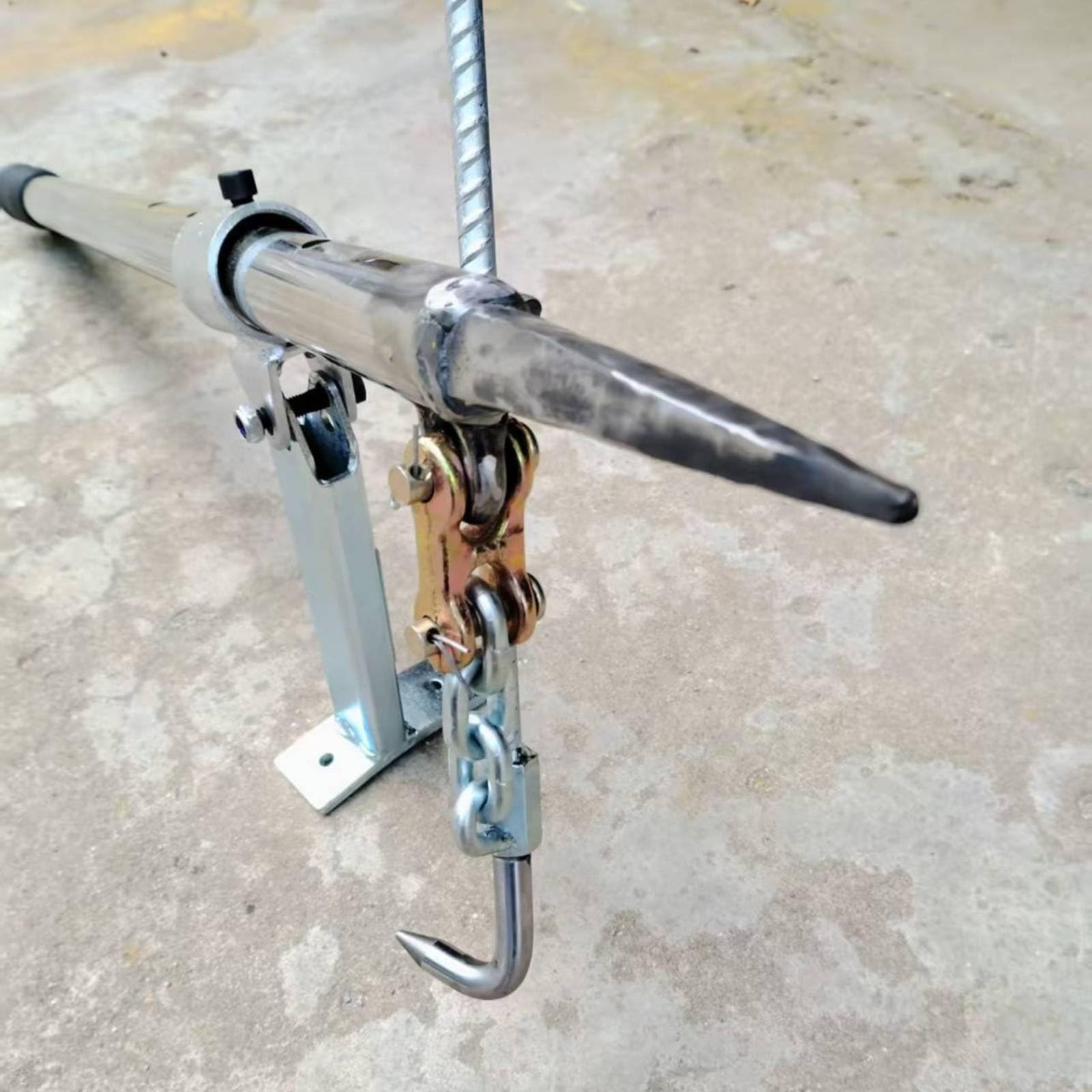 Gancho para Alcantarilla Herramienta de Elevación Gancho Extractor con Mango en T de Alcantarilla Acero Inoxidable Resistente a la Oxidación Adecuada