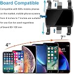Dashboard Car Phone Holder Mount 360 Degree Rotation, CLZWiiN Car Clip Mount Stand Suitable for 4 to 7 inch Smartphones, Universal Cell Phone Stand Compatible with iPhone, Samsung Glaxy and More
