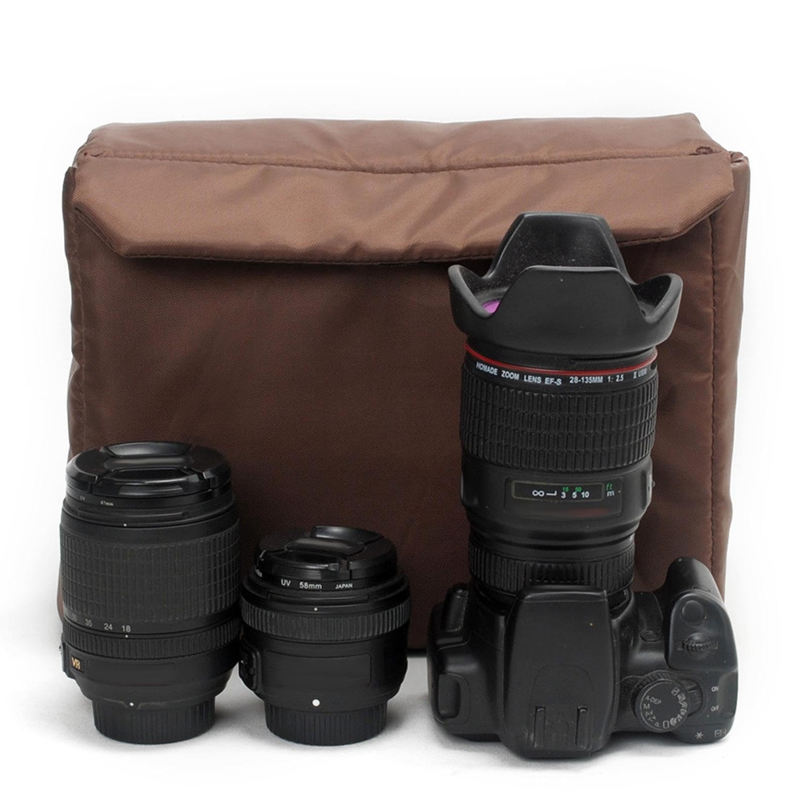 Enakshi® Camera Insert Bag Nylon Shockproof Convenient Durable Portable Lens Backpack 22x10x19cm|Cameras & Photo | Camera & Photo Accessories | Cases, Bags & Covers-image-25