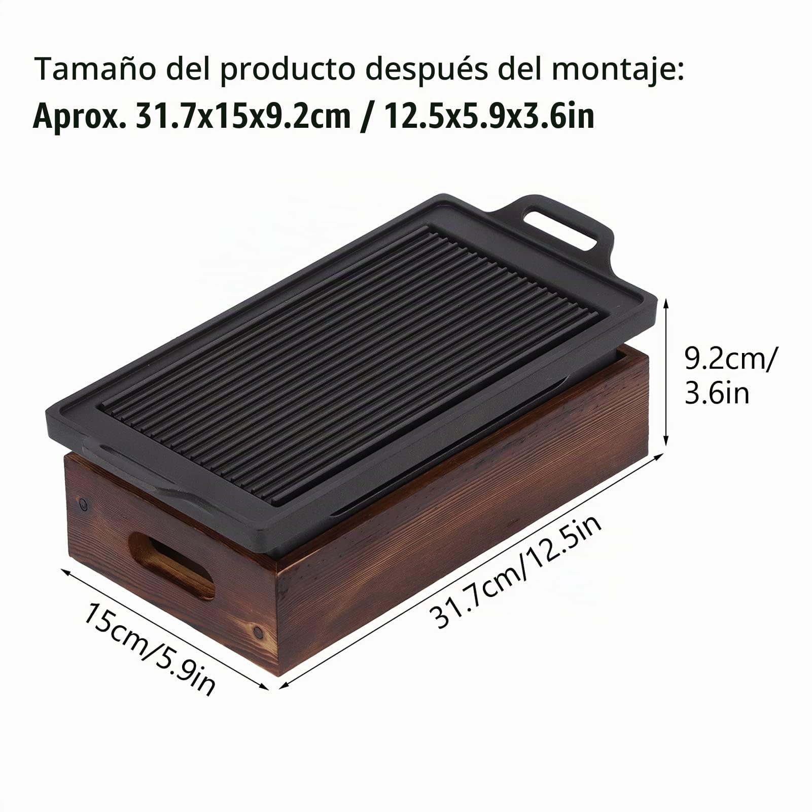 Parrilla de Barbacoa Estilo Japonés - Estufa Portátil de Carbón para Alimentos - Placa y Herramientas para el Hogar - Accesorios