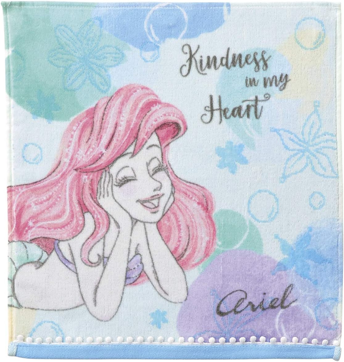 丸眞 ハンドタオル ディズニー プリンセス リトルマーメイド アリエル 34 36cm フリーオーシャン セール