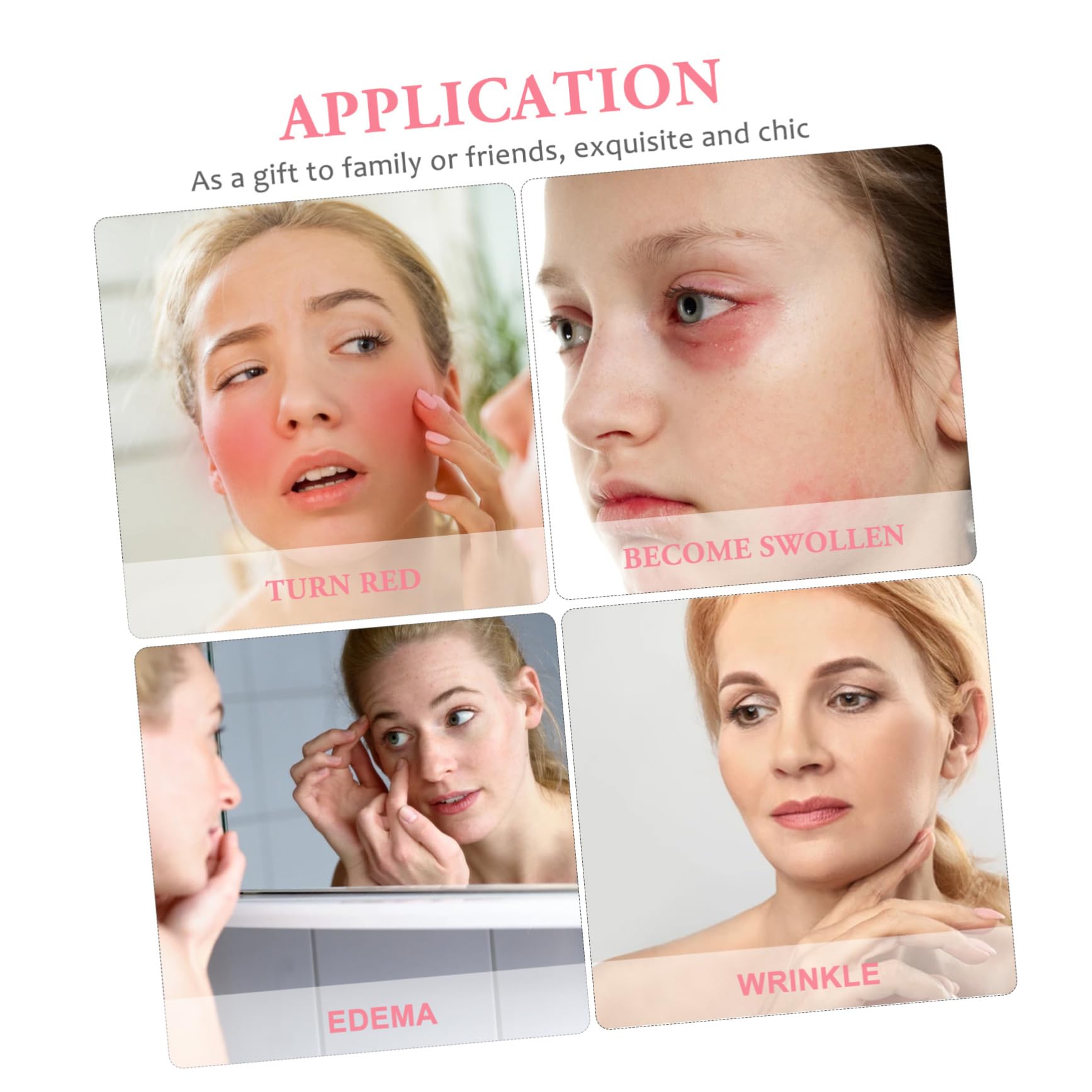FRCOLOR 2 Stück Edelstahl Eiskugeln für Gesicht und Körper Kühlendes Massagegerät zur Faltenreduktion und Hautstraffung Tragbar und Einfach Anzuwenden Zufällige Farbe