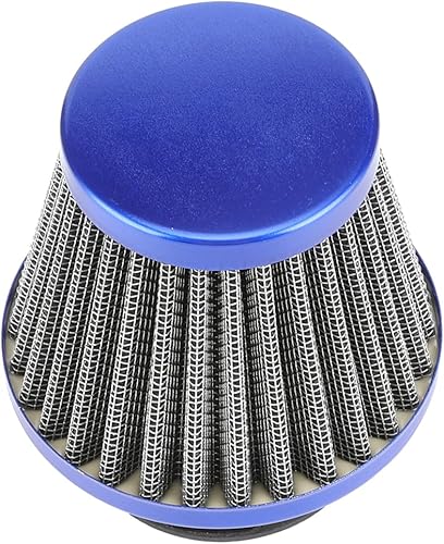 Miniatura 6 de HIAORS - Filtro de aire azul de 1.5 pulgadas con dos filtros de combustible de gas de 0.197 in para Lifan 125cc Apollo 125 110cc XR50 CRF50 Dirt Pit