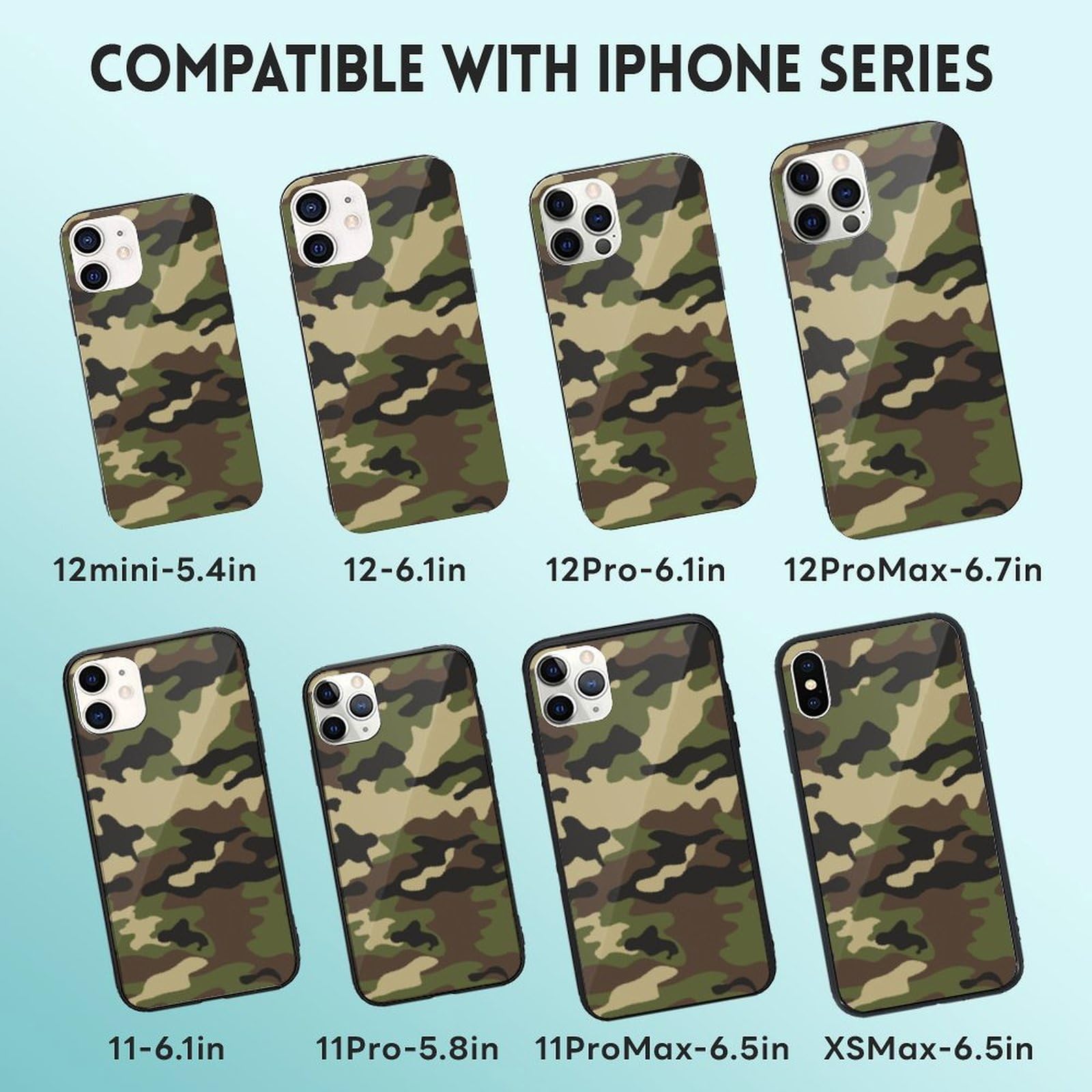 Amazon.co.jp: 迷彩柄 カモフラージュ (7) スマホケース iPhone 12 Pro