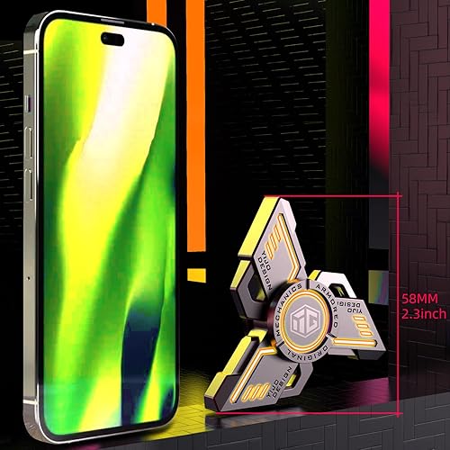 Miniatura 4 de INNÔPLUS Fidget Spinner, Fidget Spinners Cool, Fidget Spinners para niños, juguete para aliviar la ansiedad y el estrés, TDAH, Spinner con luz