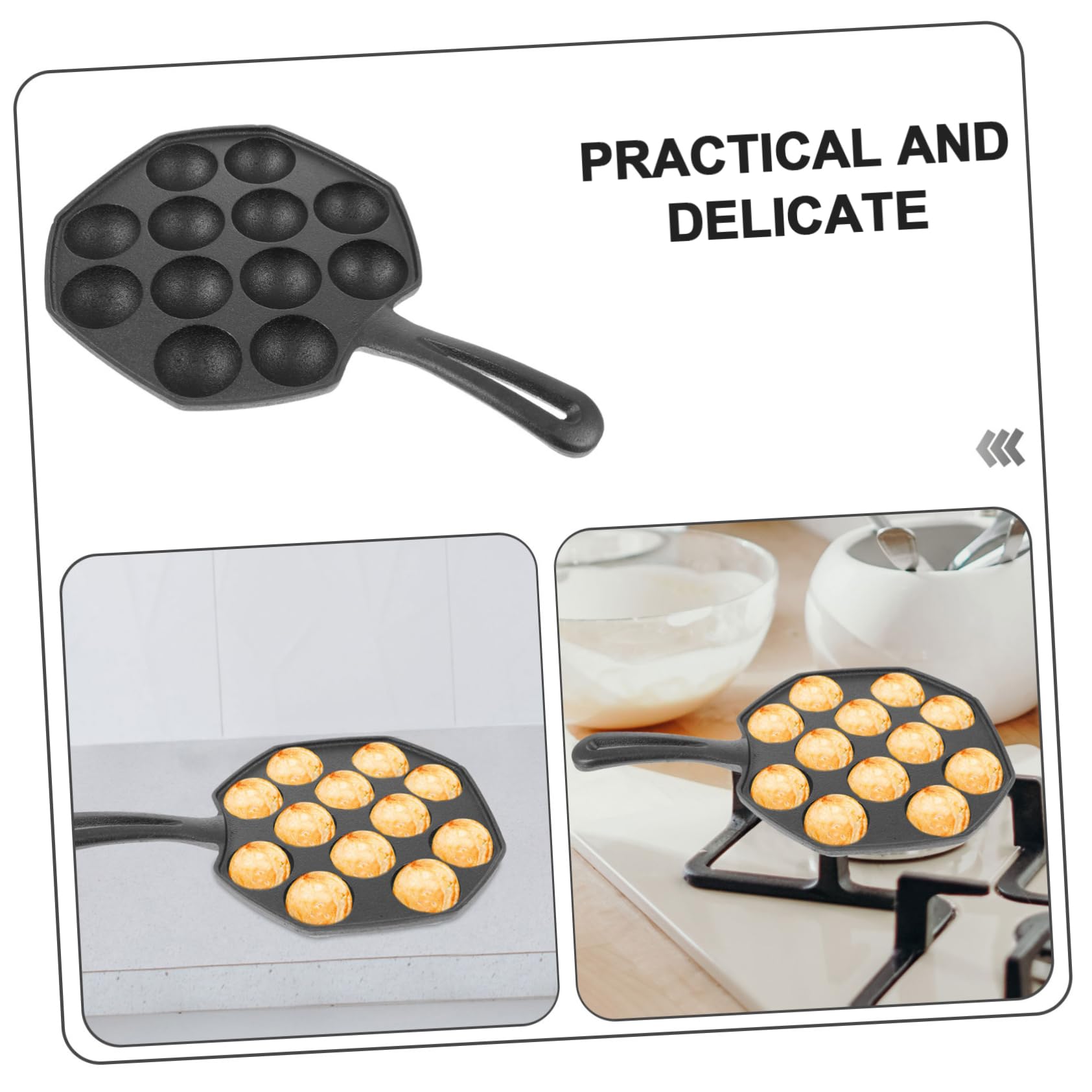 1 Pezzo Di Padella Per Griglia Takoyaki Stampo Quaglia Utensile Da Cucina