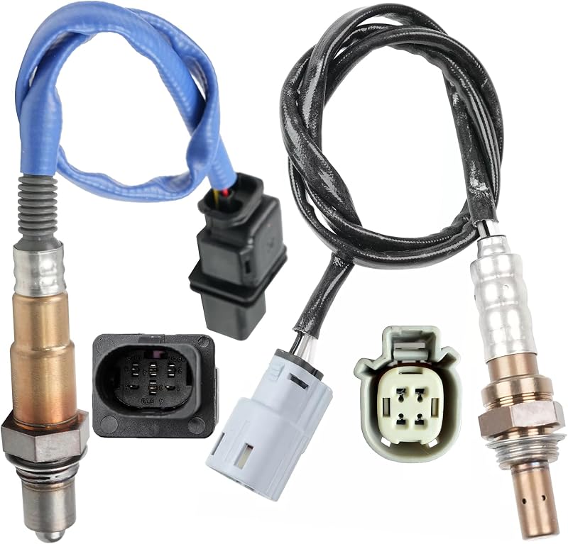 Sensor de oxigênio O2 MecXora para Ford C-MAX, Fusion e Lincoln MKZ 2.0L 4 cilindros – Kit com 2 unidades