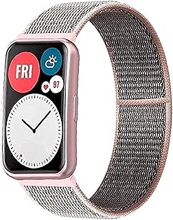 سوار من النايلون متوافق مع ساعة هواوي ووتش فيت خفيف الوزن وجيد التهوية دادو زهري