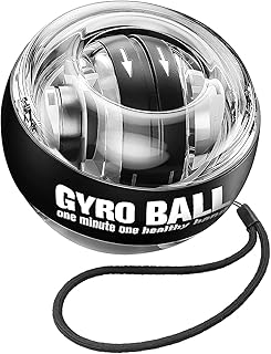 SANGOZ Advanced Gyro Wrist Strengthener Ball - Enhancing Arms, Fingers, and Wrists with Auto-Start Technology for Powerful...