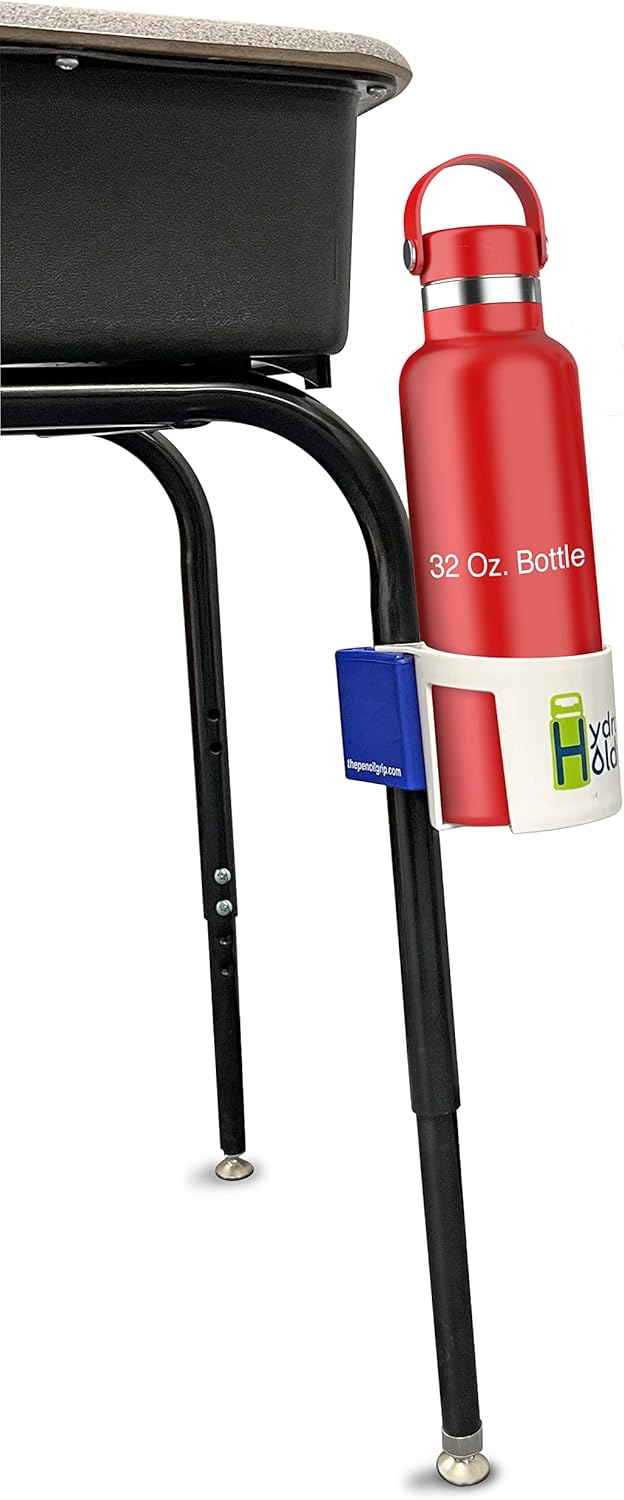Pencil Grip Hydro Bottle Holder, Clip-On Water Bottle Holder for Chairs and Desks, Classpack Set of 36 (TPG-82036)
