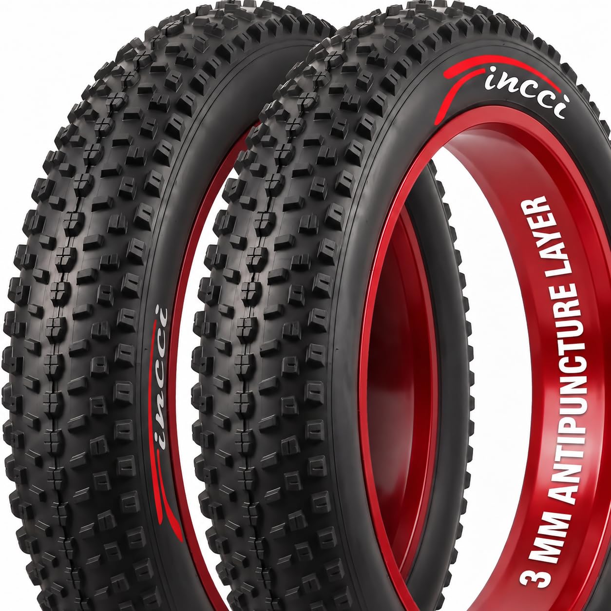 Fincci 26x4.0 Fat Tire Pair