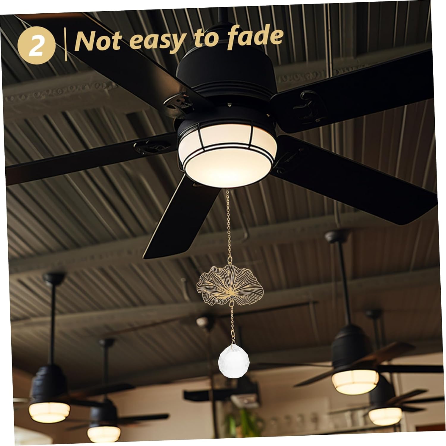 Yardwe Ceiling Fan Pull Chain Fan Beaded Pull Chain Decorative for Light Extender Beaded Extension