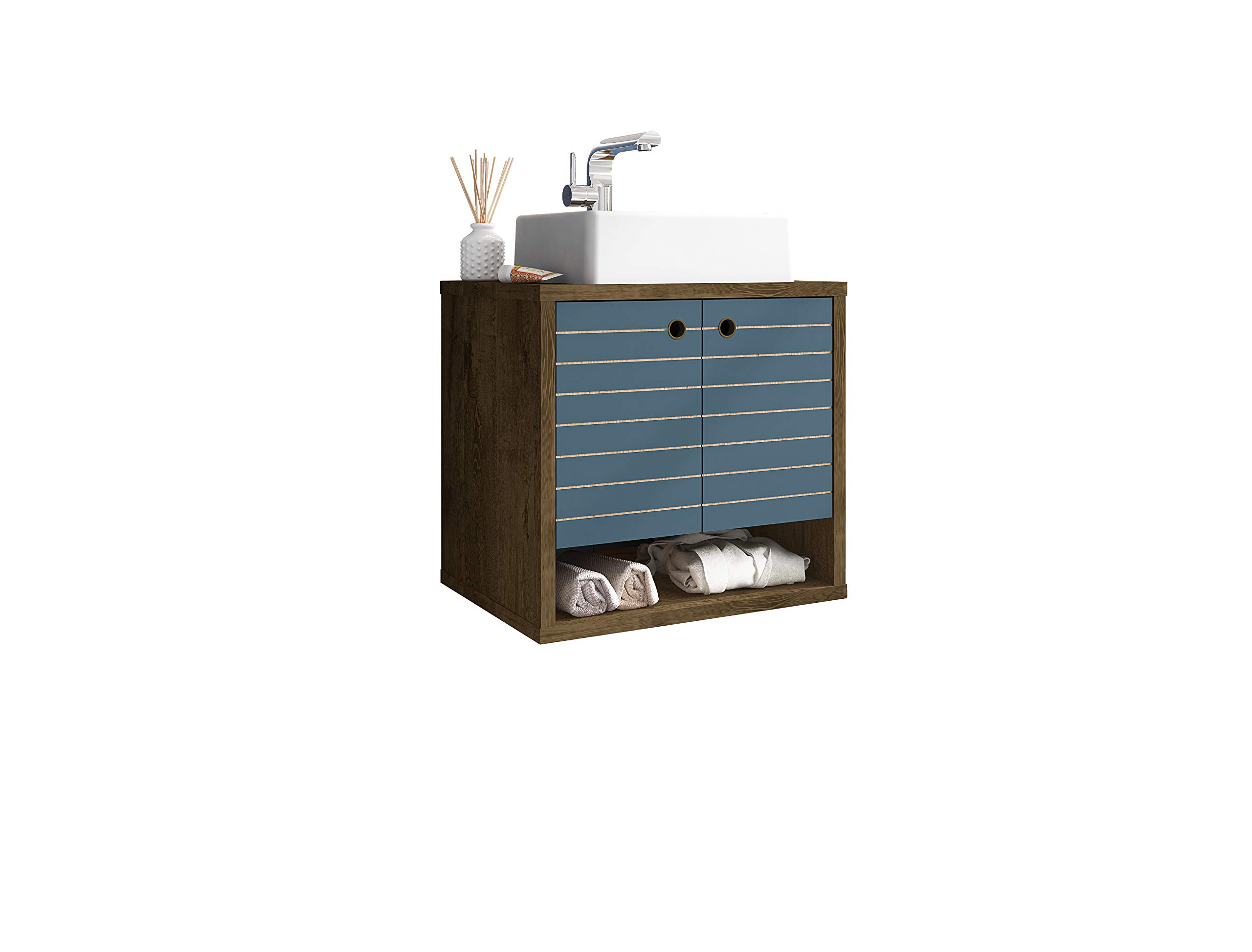 Buy Manhattan Comfort Liberty Mid Century Modern 2 Shelves Floating