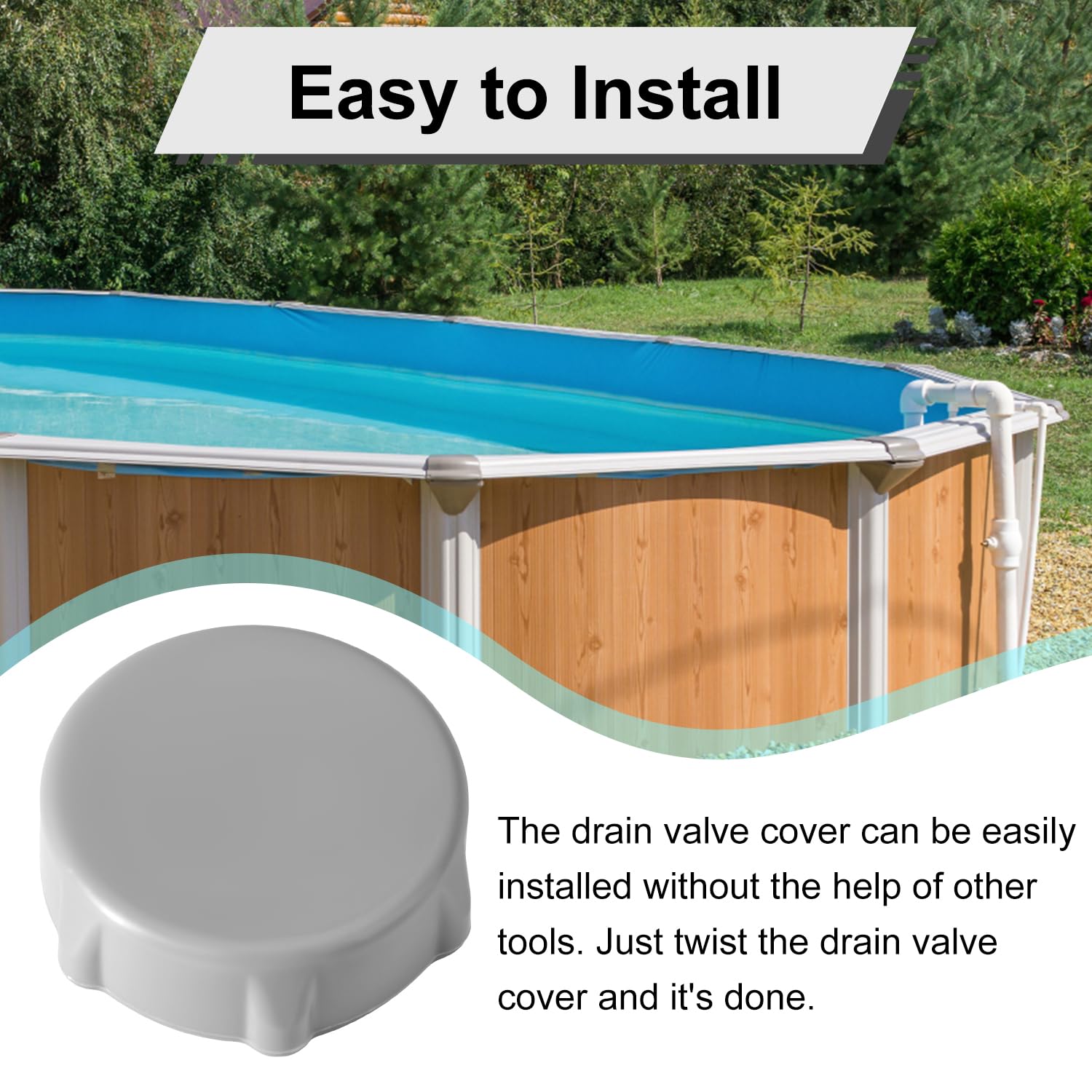 Bouchon Vidange Piscine Remplacement Compatible avec Coleman Piscines P01006