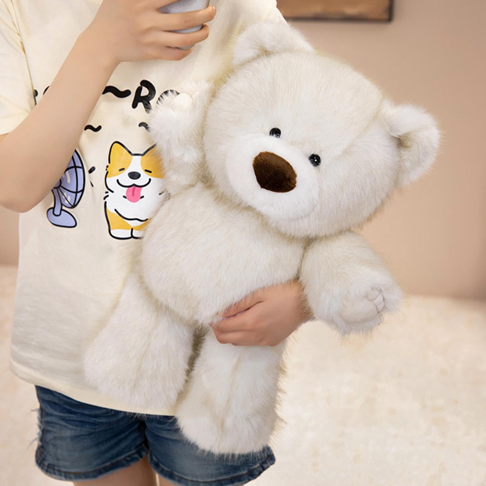 Lindo peluche relajante, suave, decorativo, cómodo cojín
