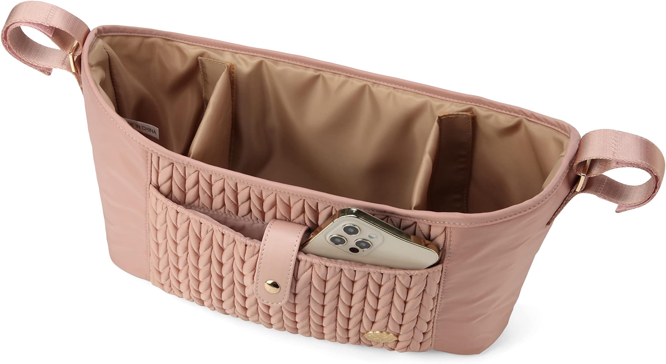 Universal Baby Stroller Organizer,Diaper Caddy Organizer with Adjustable Straps to Fits Nearly Any Strollers | Universal, Adjustable Straps
