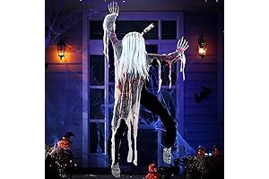 Life-Sized Climbing Zombies Wall Decoration for Spooky Halloween Festivities