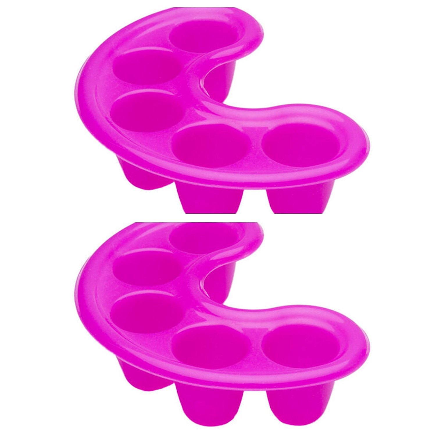 Restly(TM) Simply Gorgeous 2 pcs Bowl Soak Off Tray - Manicure, Removing Nail Extensions