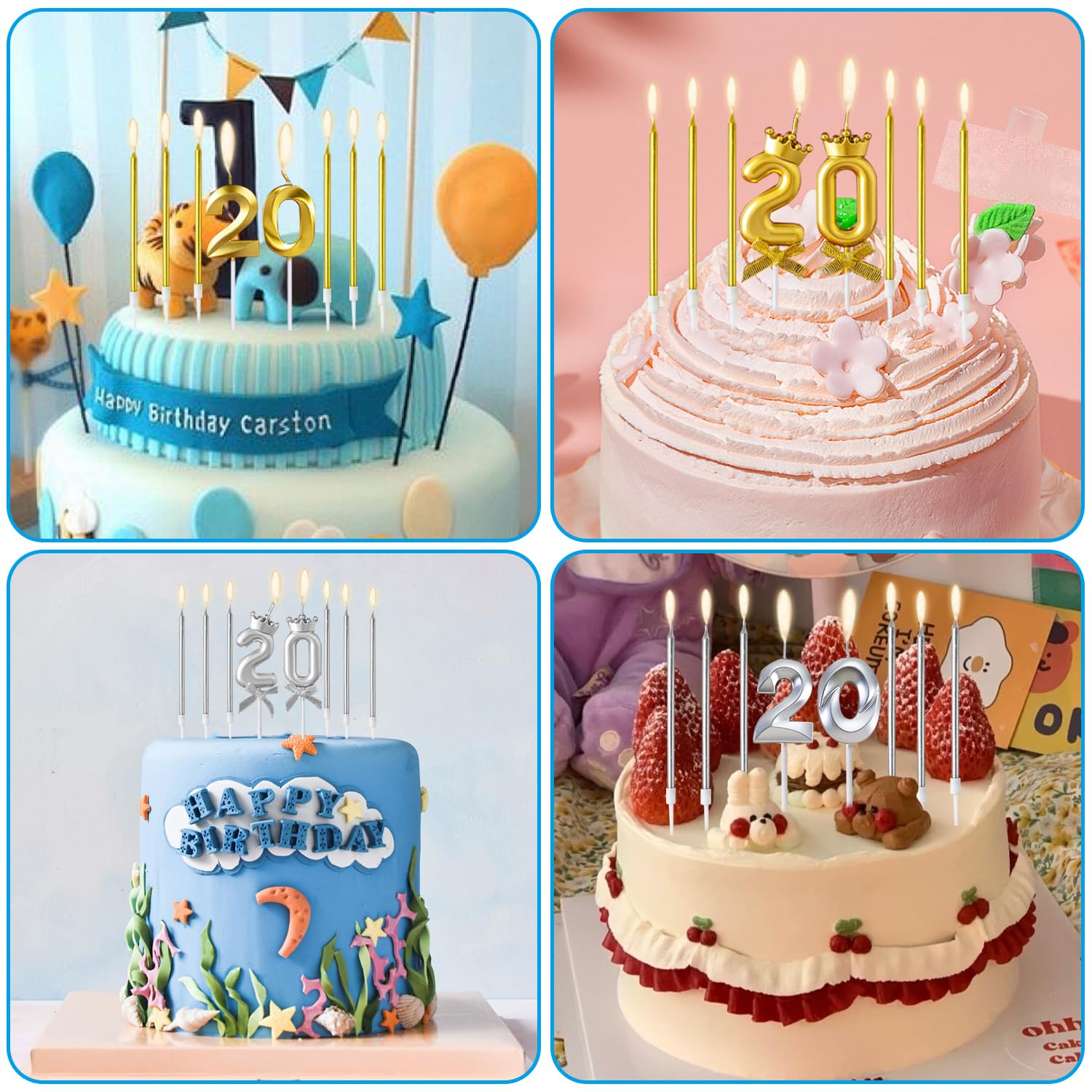 Amazon.co.jp: 12歳の誕生日キャンドル、ケーキの誕生日キャンドル用