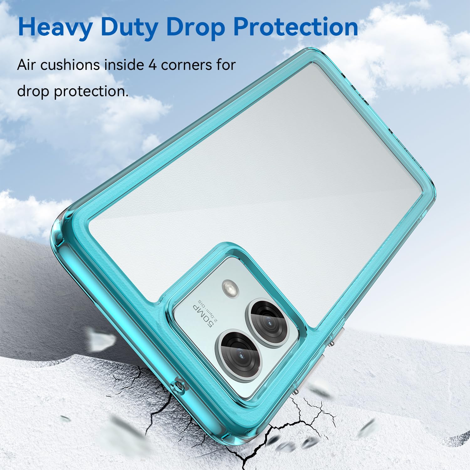 Custodia MOJIA Per Xiaomi Mi 13 Ultra – Cover Sottile In TPU Morbido E Dorso Acrilico Nero