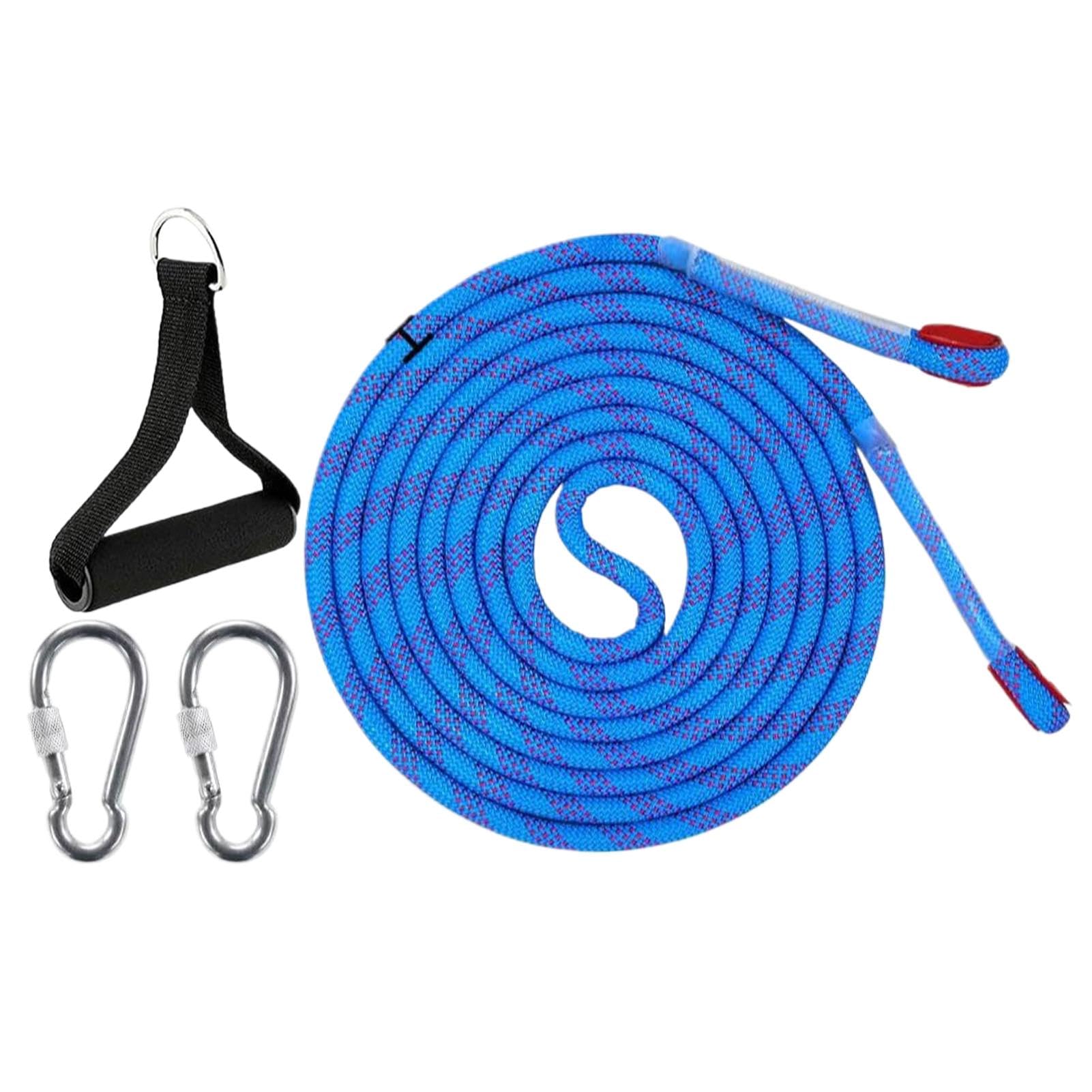 Sled Rope - Sled Towing Rope | Sled Pulling Rope | Sled Cord with Carabiner | 13ft Thick Sled Strap for Pulling | Children Sled Drag Rope | Winter Sled Pull Rope Set | Strong Load-Bearing