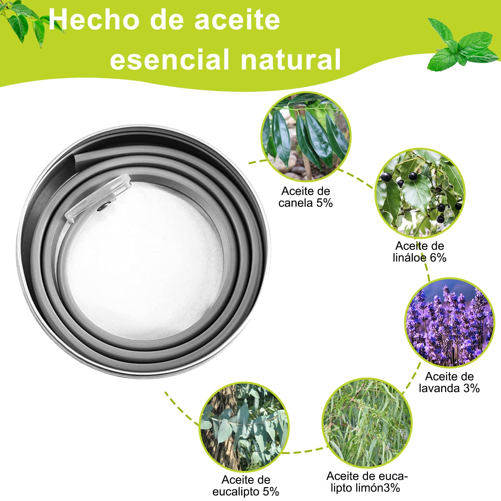DEWEL Collar Antiparasitario para Perros 63,5 cm Gris 1 Unidad 8 Meses Protección
