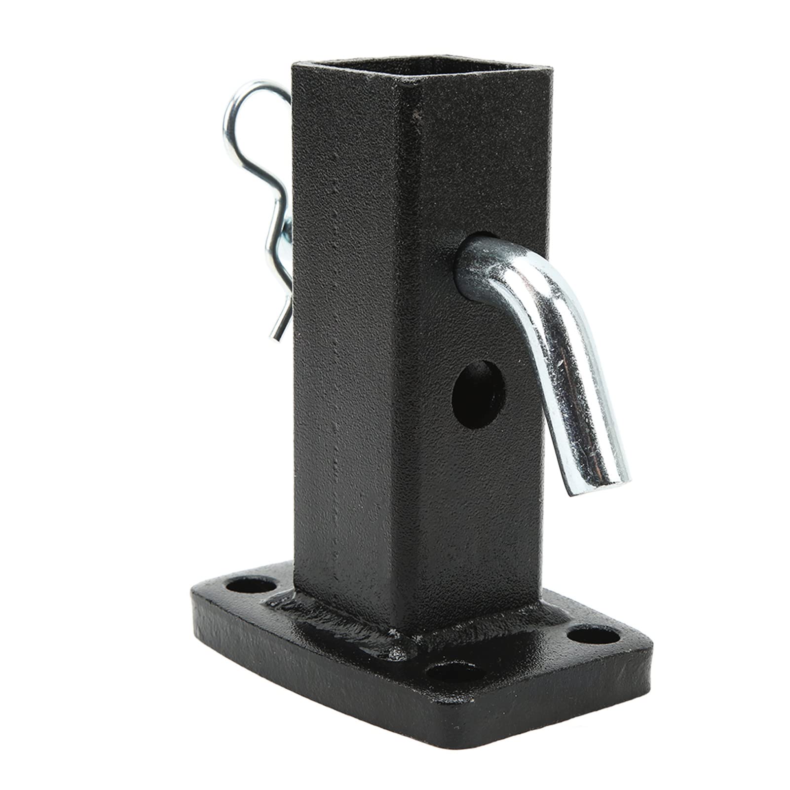 Adapter Odbiornika Zaczepu, Rura Odbiorcza Przyczepy Zderzaka Odporna na rdzę Mocna wytrzymałość Natryskiwana Plastikowa Powierzchnia Stabilne Połączenie na Kemping RV