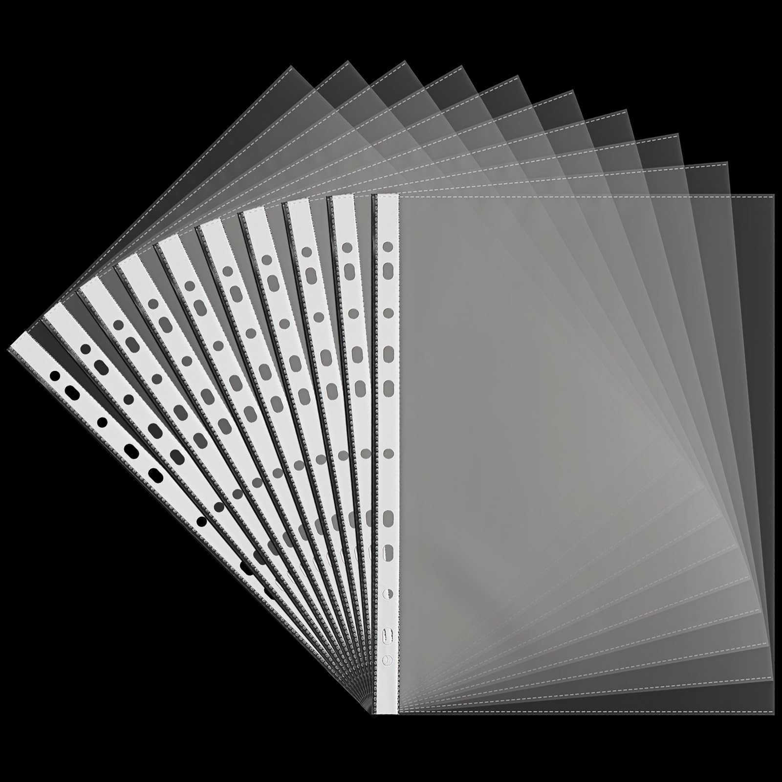 CYEER 400 Buste per Brochure A4, Extra Forti, 0,05 mm, Trasparenti, Robuste