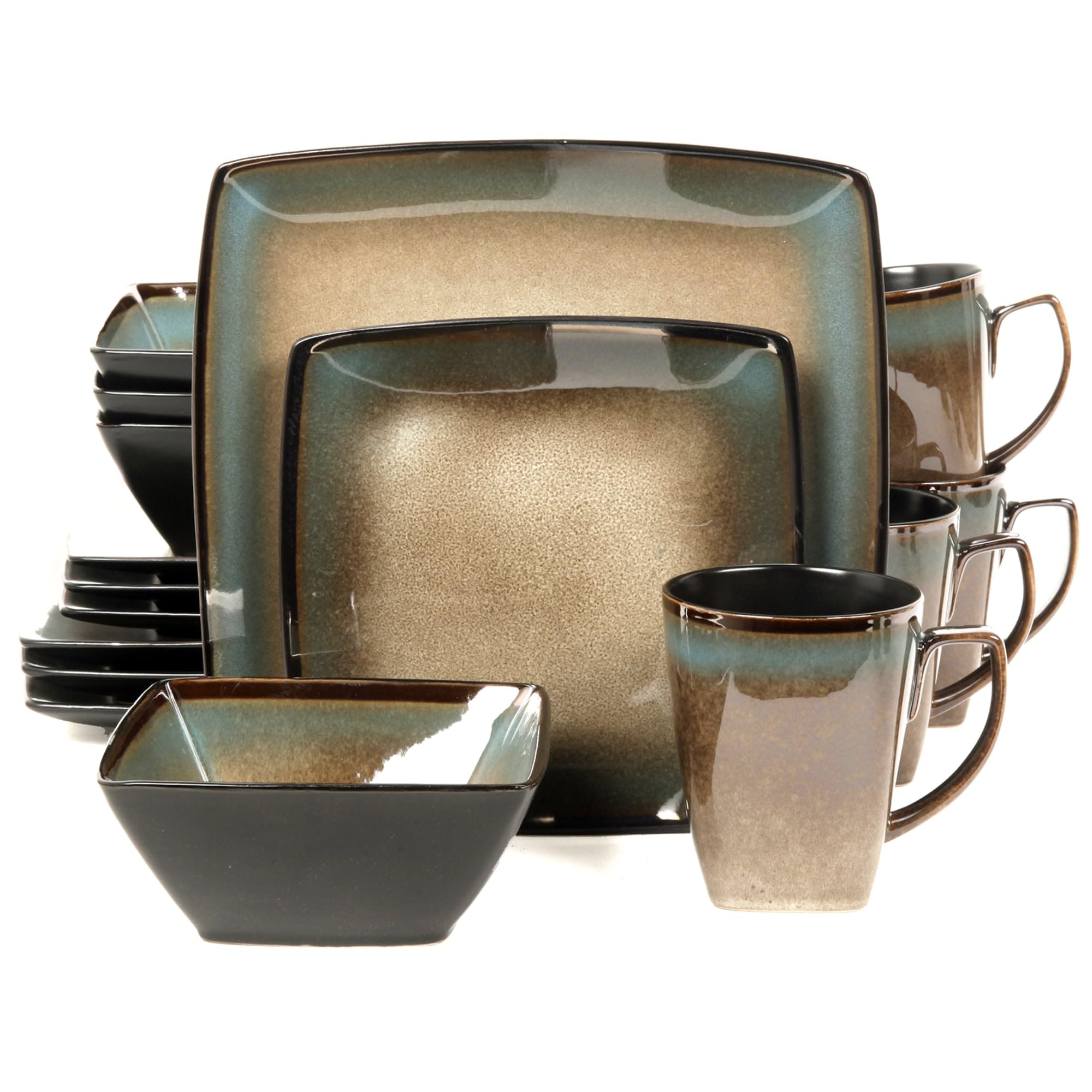 DINNERW. SET GIBSON 16PC TAUPE