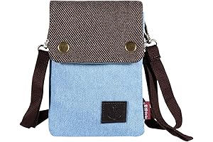 Canvas Cell Phone Purse Compatible with Samsung Galaxy S8