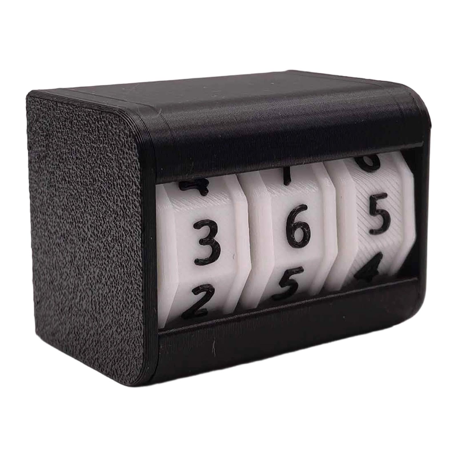 JunZheHub Life Counter, Health Study Reminder, 3-digit Number Counter - Calendar for Fitness, Board Game Goals, Classroom, White
