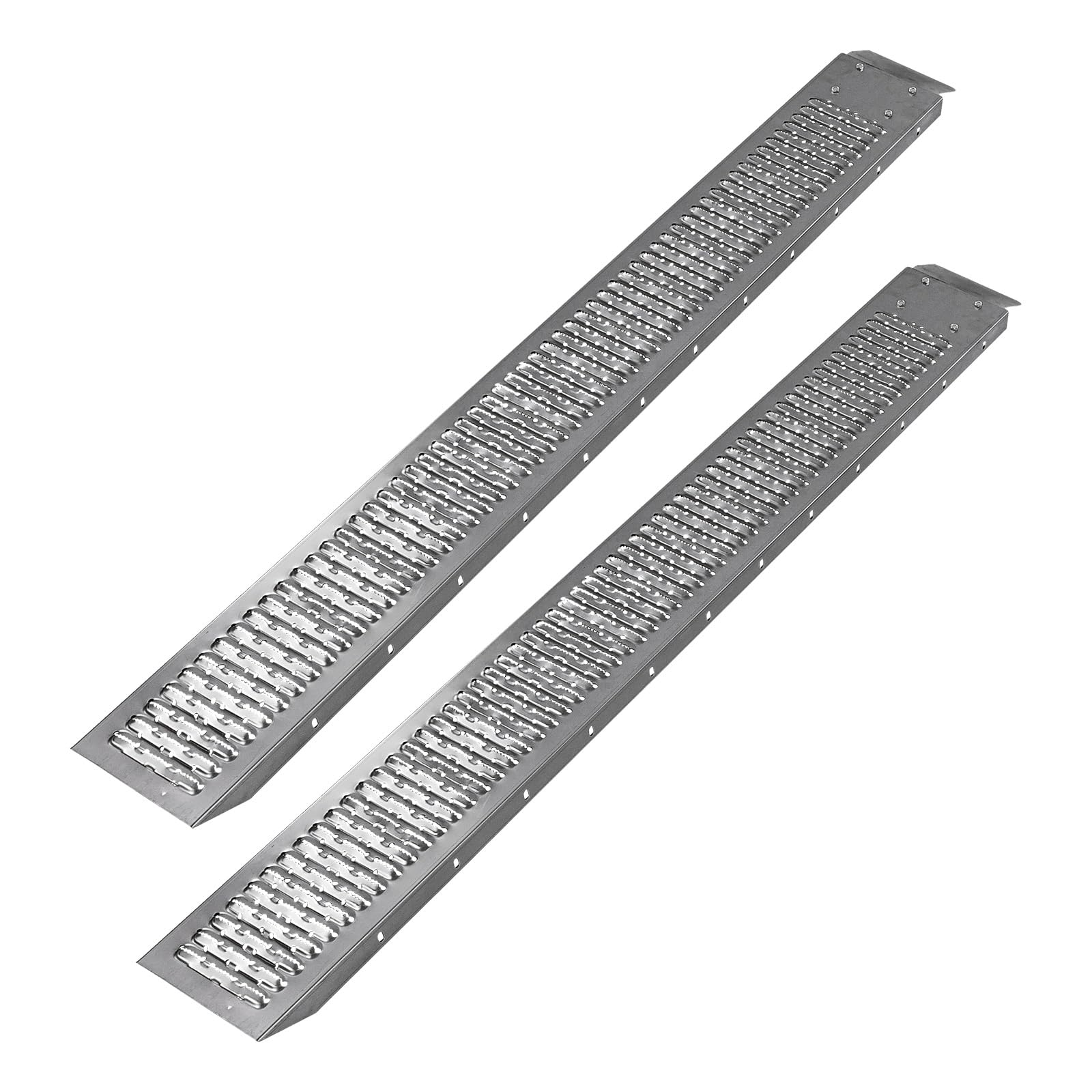 DEMA Stahl Auffahrrampen 400 kg – 1 Paar, 189x22,6 cm – Verladerampen, Auffahrschienen – robust, langlebig – für Motorrad, PKW, Gartengeräte, Transport