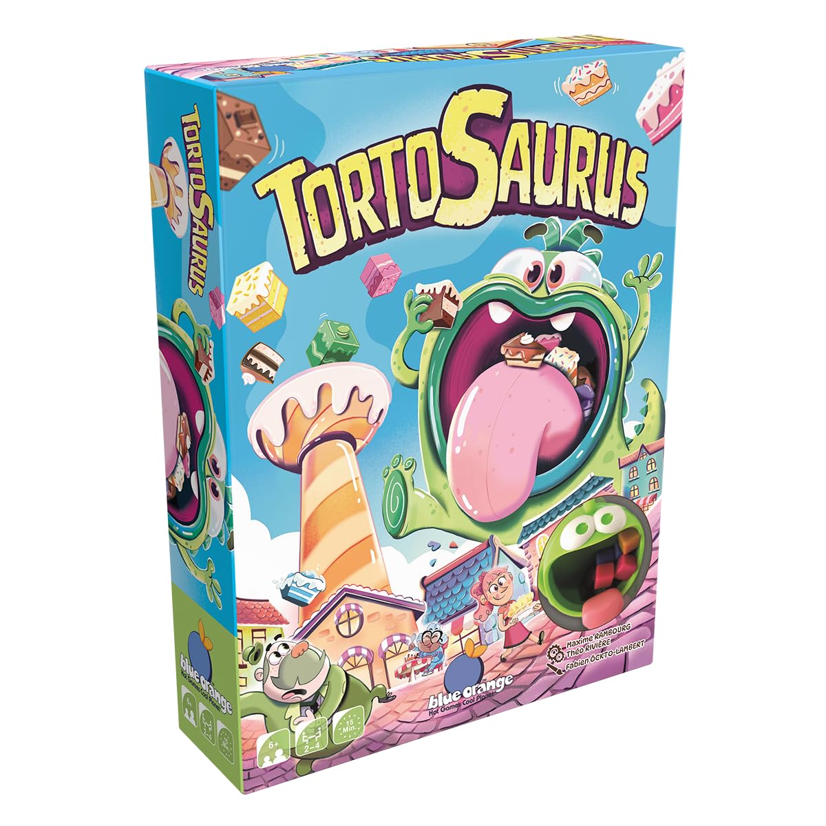 Blue Orange, Tortosaurus, Children's Game, 6+ Years, 15 Minutes Playing Time, for 2-4 Players, German