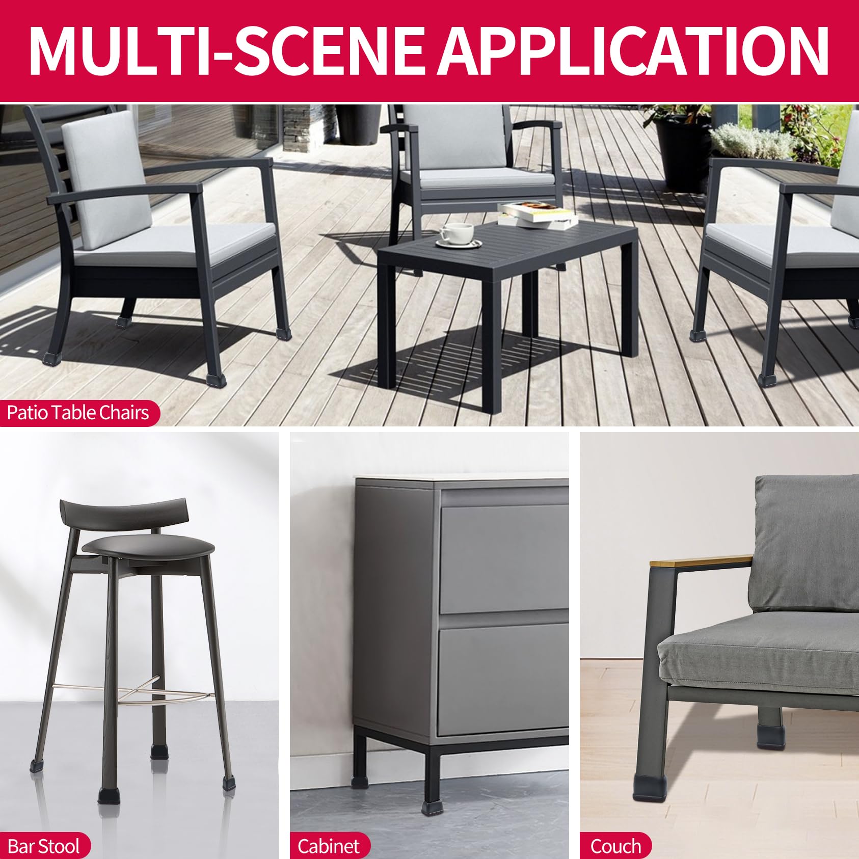 Protectores De Suelo Para Patas De Silla Con Tapas De Fieltr | Cuotas