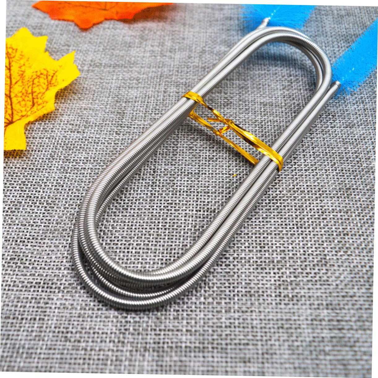 Anneome Fish Tank Cleaning Brush Set 2pcs Double End Hose Brush Water Brush Spring for Aquariums