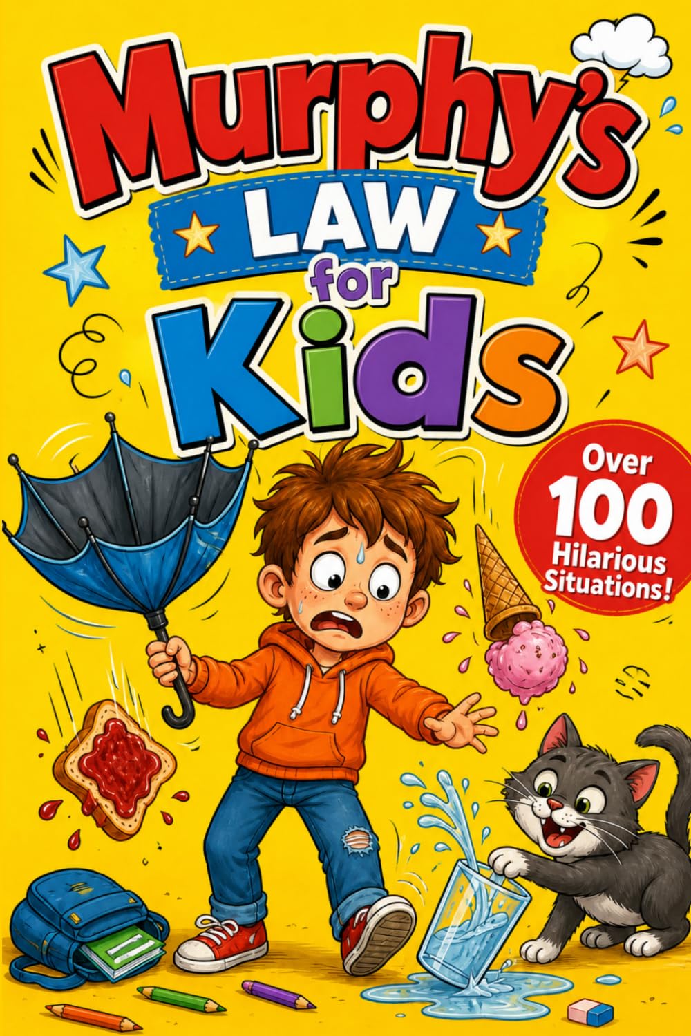 Murphy’s Law Book for Kids: 150 Fun Missions, Situations, and Doodles for Kids About Life’s Unexpected Mishaps and the Funny Moments When Nothing Goes According to Plan