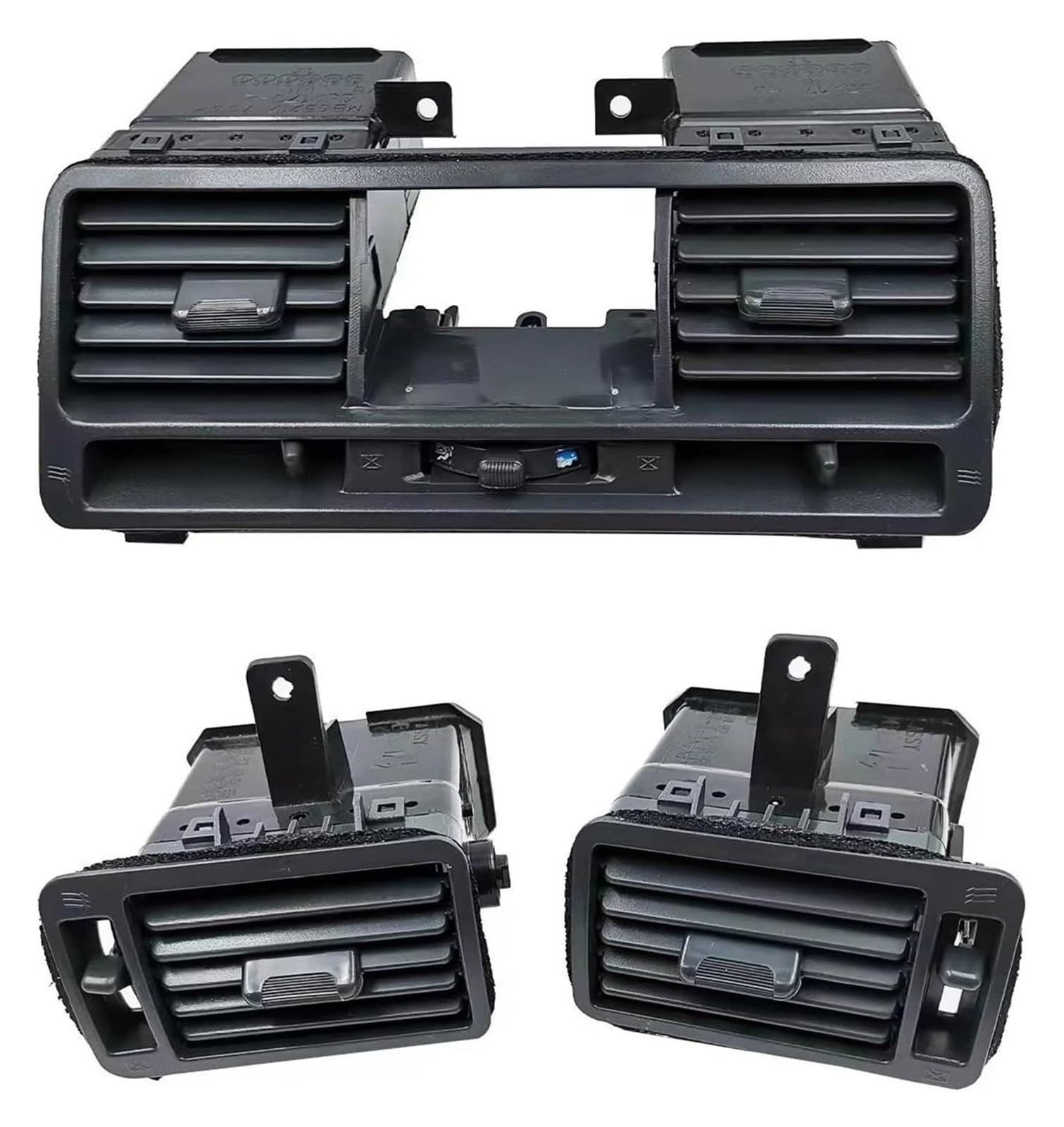 Ladpzjnw One Color Air Vent Deflector Outlet For Mitsubishi For Pajero For Montero V31 V32 V33 Car Dashboard Air Conditioning Vent Outlet Panel(Set 3Pcs)