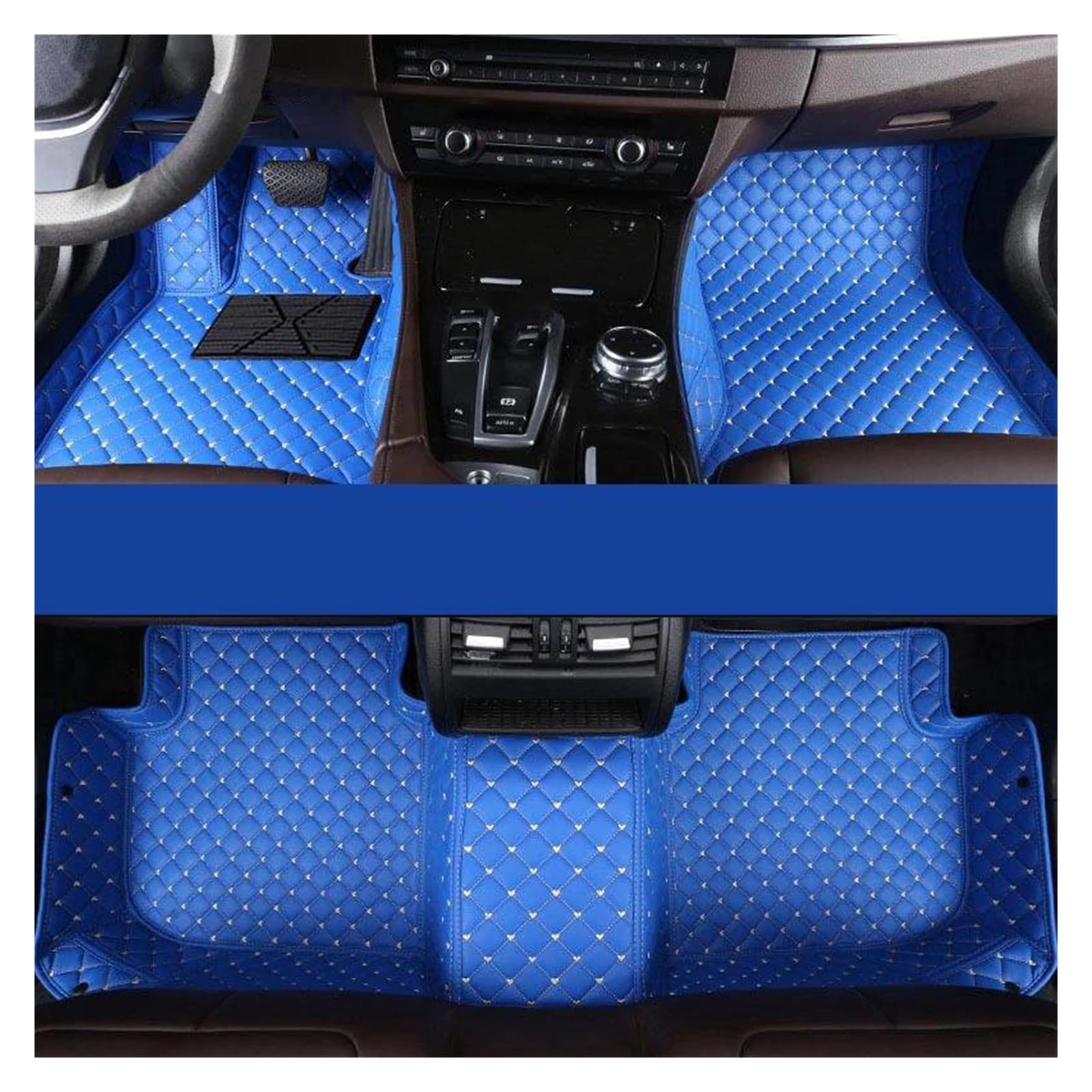 Car mats Custom Car Floor Mats For Chevy For Trailblazer Auto Carpets Foot Car Accessories Car Floor Mat Set(Blue)