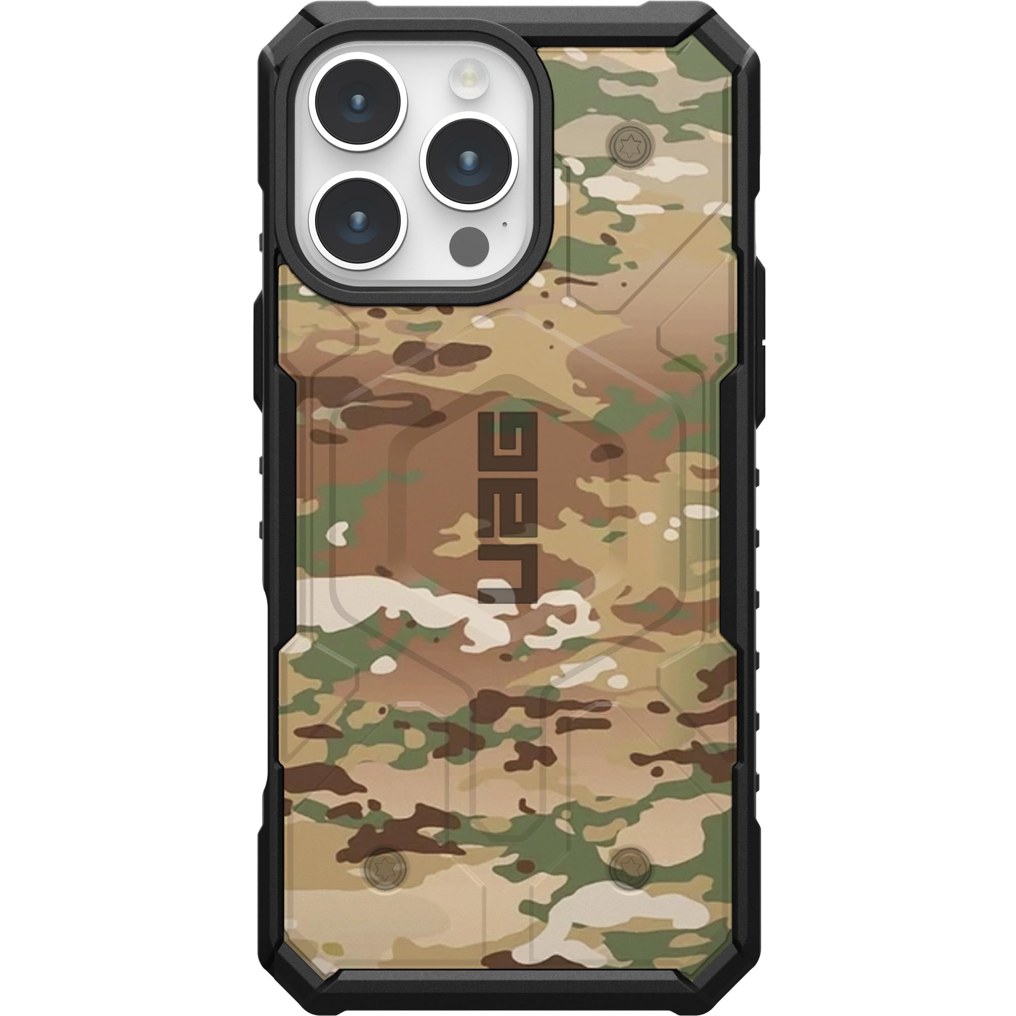 EGO TACTICAL UAG Urban Armor Gear case Compatible with MagSafe for iPhone 16 Pro Max [6.9" Screen] Limited Edition Printed in The USA Multicam