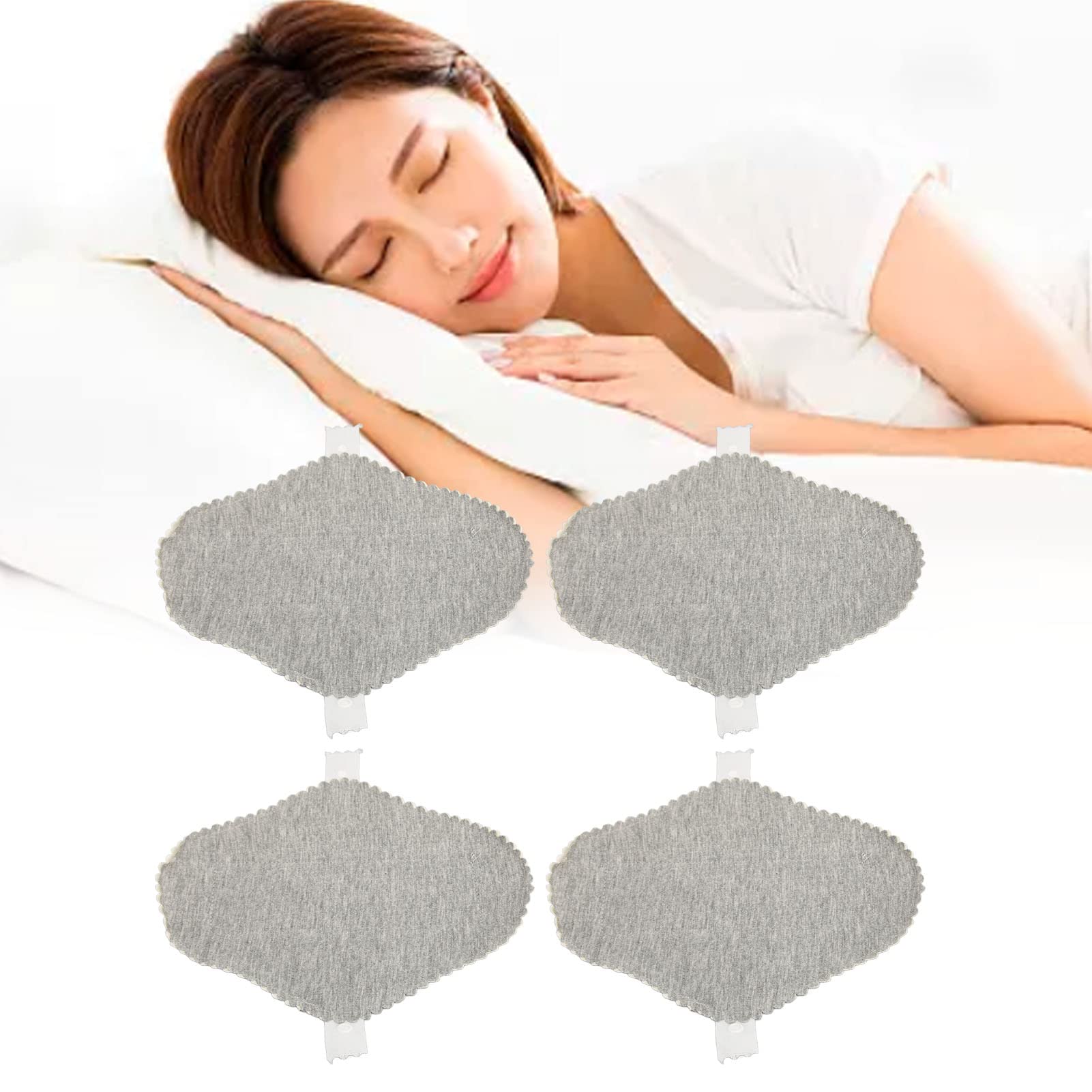 Protegeslips de Tela de Grafeno Altamente Absorbente Transpirable Reciclable 4 Compresas Sanitarias Lavables para Mujer Período Menstrual (M)