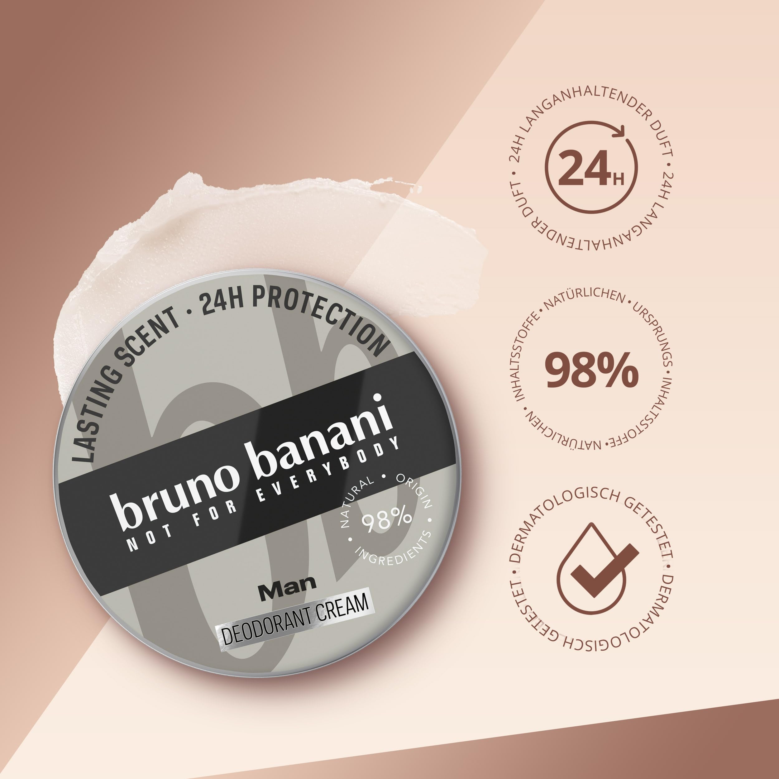 Bruno Banani Deo Creme Dezodorant, 40 ml