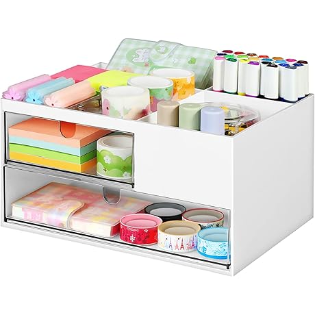 Desk Organizer Office Accessories, Pen Holder for Desk