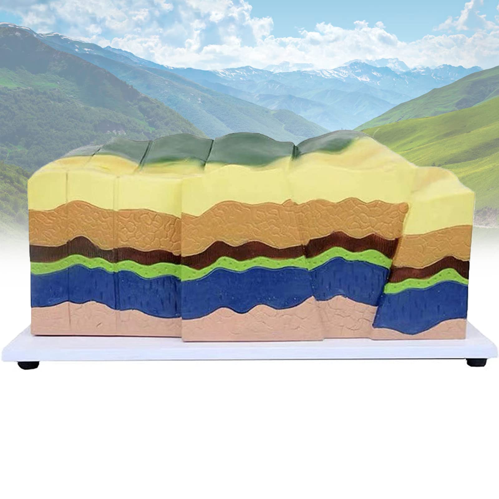 Lxwyq Fault Fold Demonstration Geography Teaching Model, Geological Structure Model - Crustal Movement Model for Classroom Demonstration Tools, Teacher Accessories