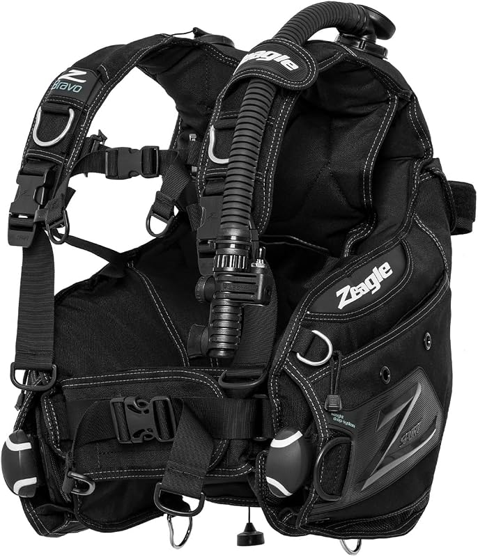 Zeagle Bravo BCD | Men's Jacket Style Scuba Diving Buoyancy Compensator (BCD) | Durable and Reliable | Comfortable fit | Easy to Load and Adjust | Easy Access Pockets