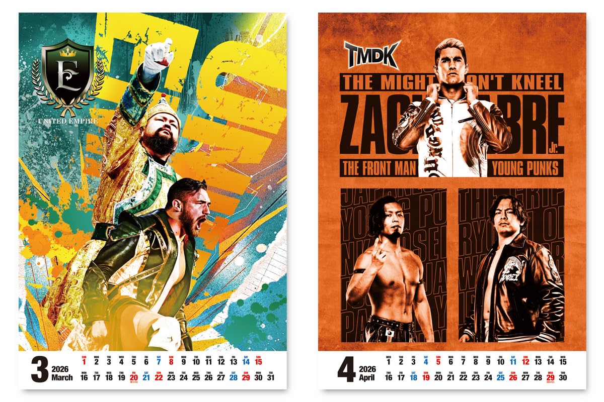 Amazon.co.jp: 新日本プロレスリング 2026年 新日本プロレス